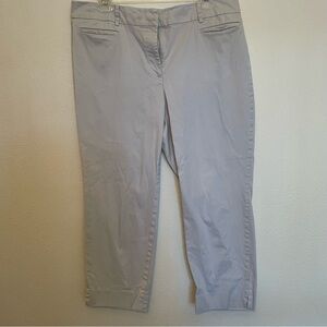 Talbots Perfect Crop Pants Women’s‎ Size 12 Khaki